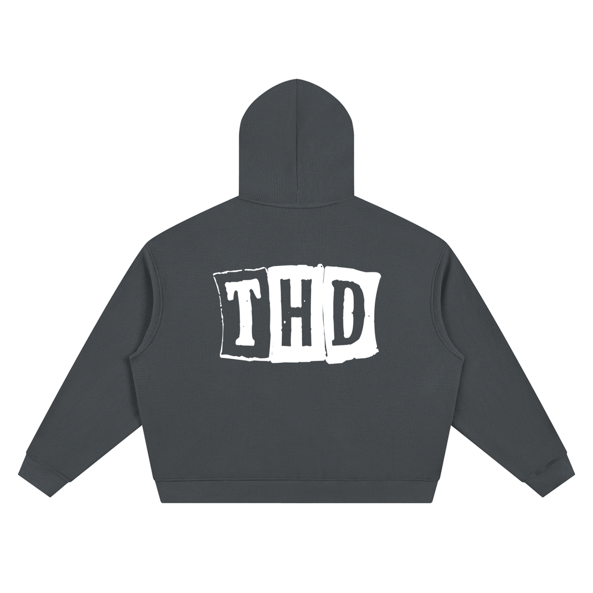 CARDZ Waffle Full Zip Hoodie
