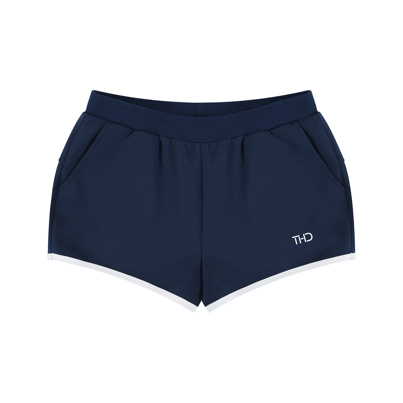 Women's Retro Contrast Binding Shorts
