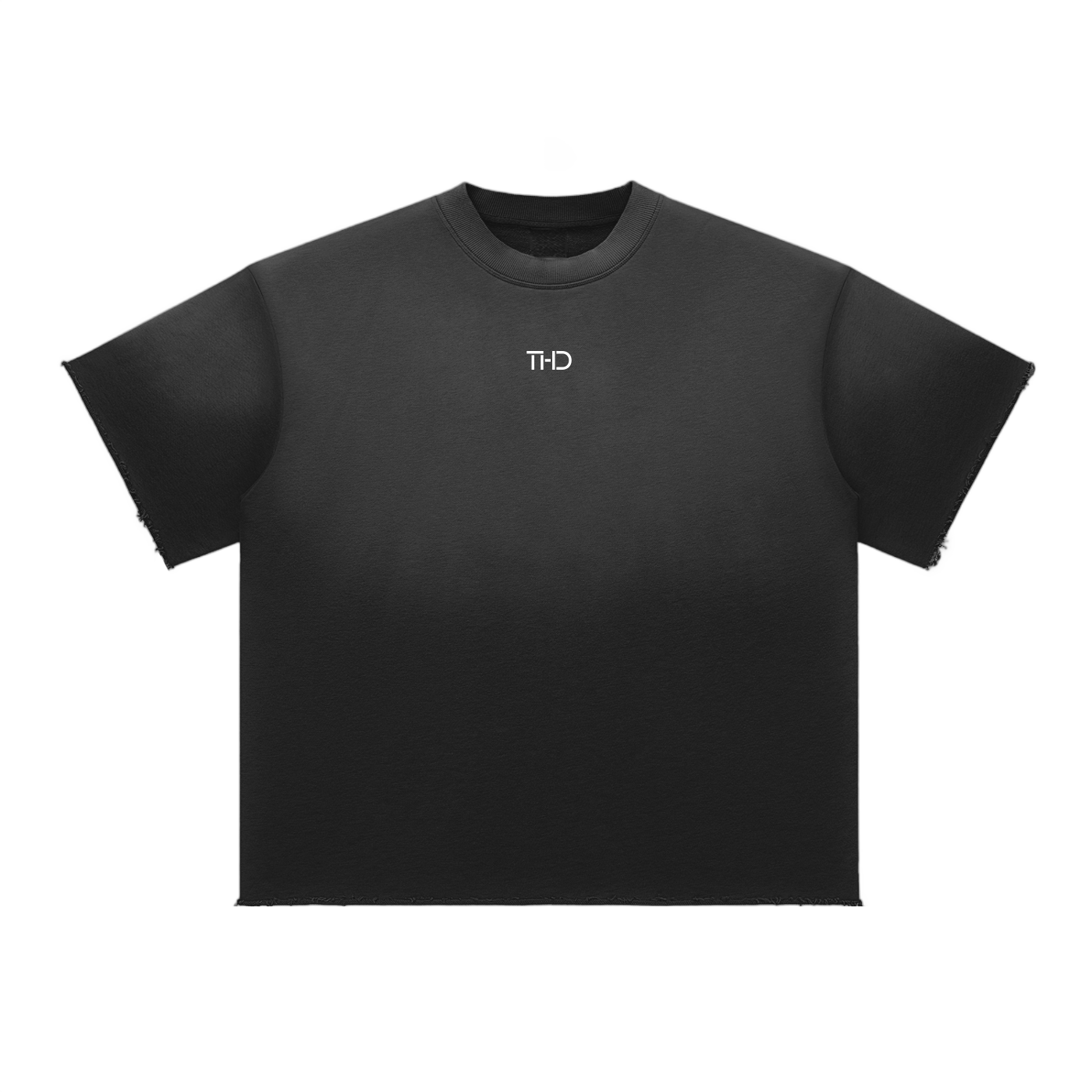 'CARDZ' Sun Fade Raw Edge T-Shirt