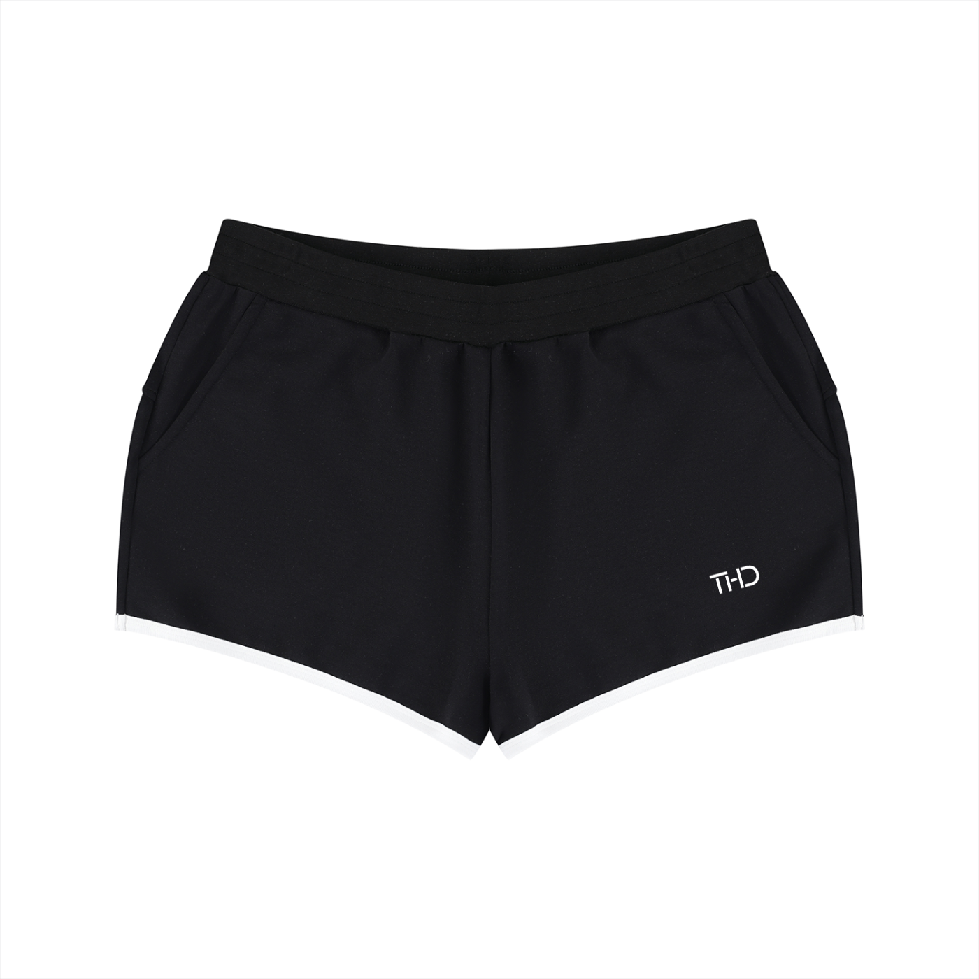 Women's Retro Contrast Binding Shorts