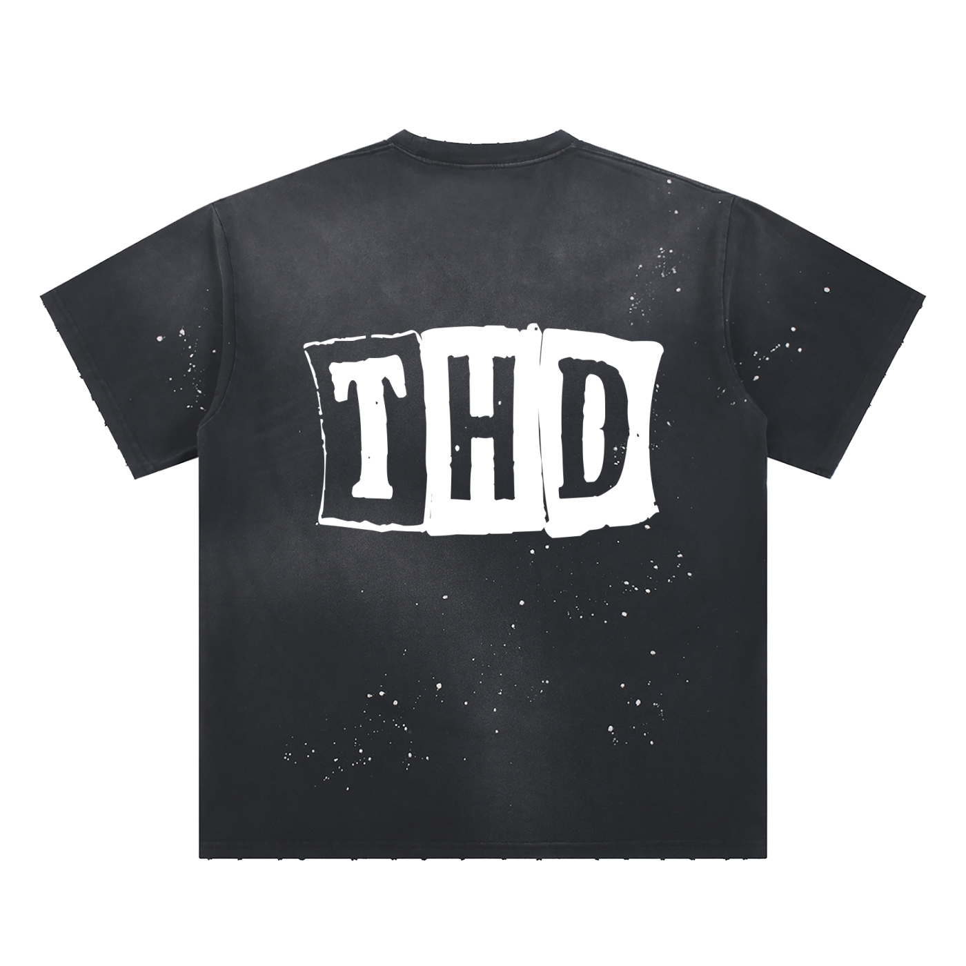 'CARDZ' Sunfade Paint Splatter T-Shirt