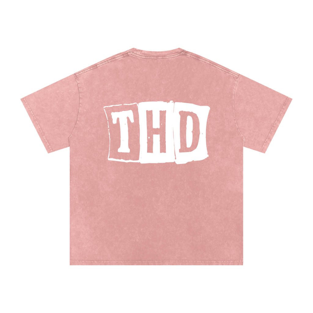 'CARDZ' Snow Washed Oversized T-Shirt