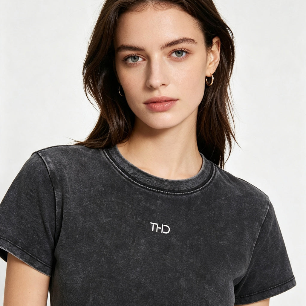 'CARDZ' Vintage Wash Drop Shoulder T-shirt