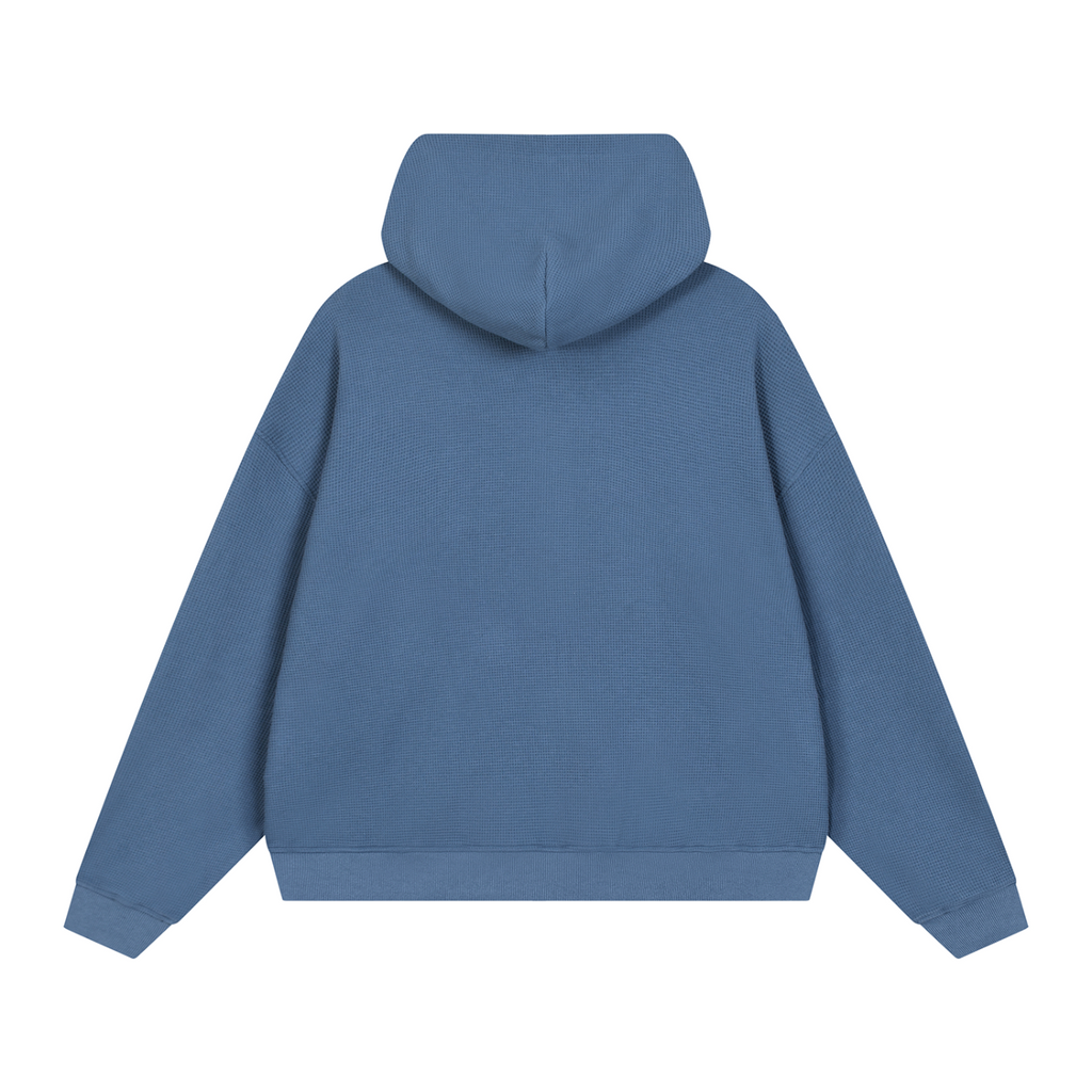 Waffle Full Zip Hoodie