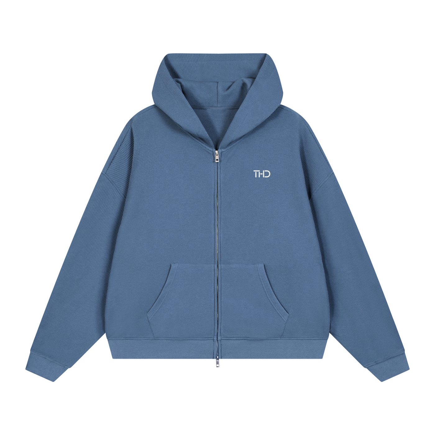 Waffle Full Zip Hoodie