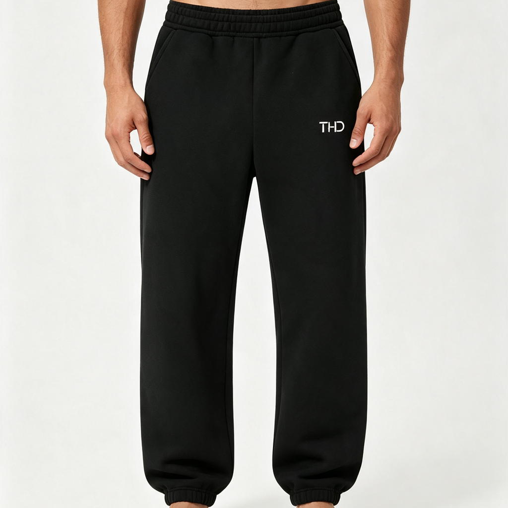 Unisex Barrel Leg Sweatpants