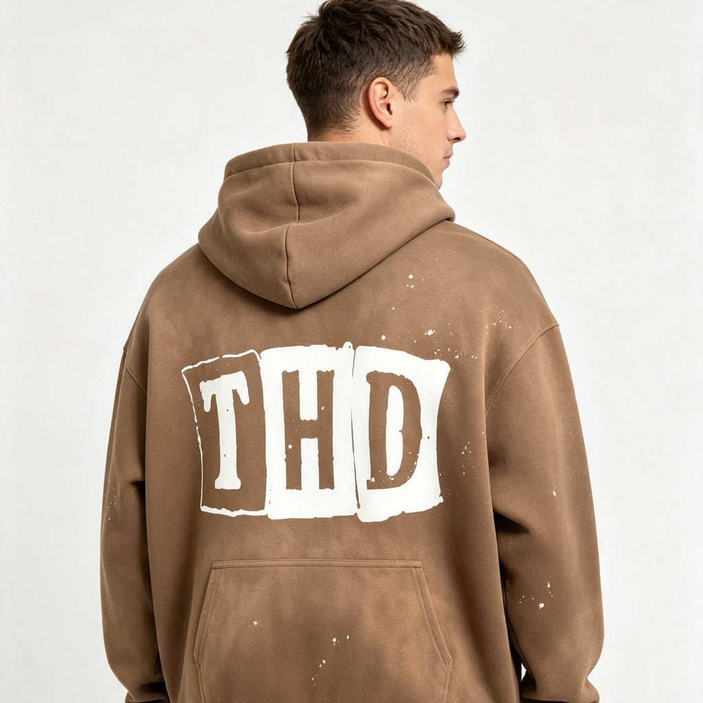 'CARDZ' Vintage Paint Splatter Hoodie