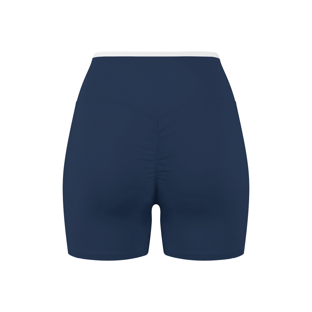 Women’s High Rise Color Block Yoga Shorts