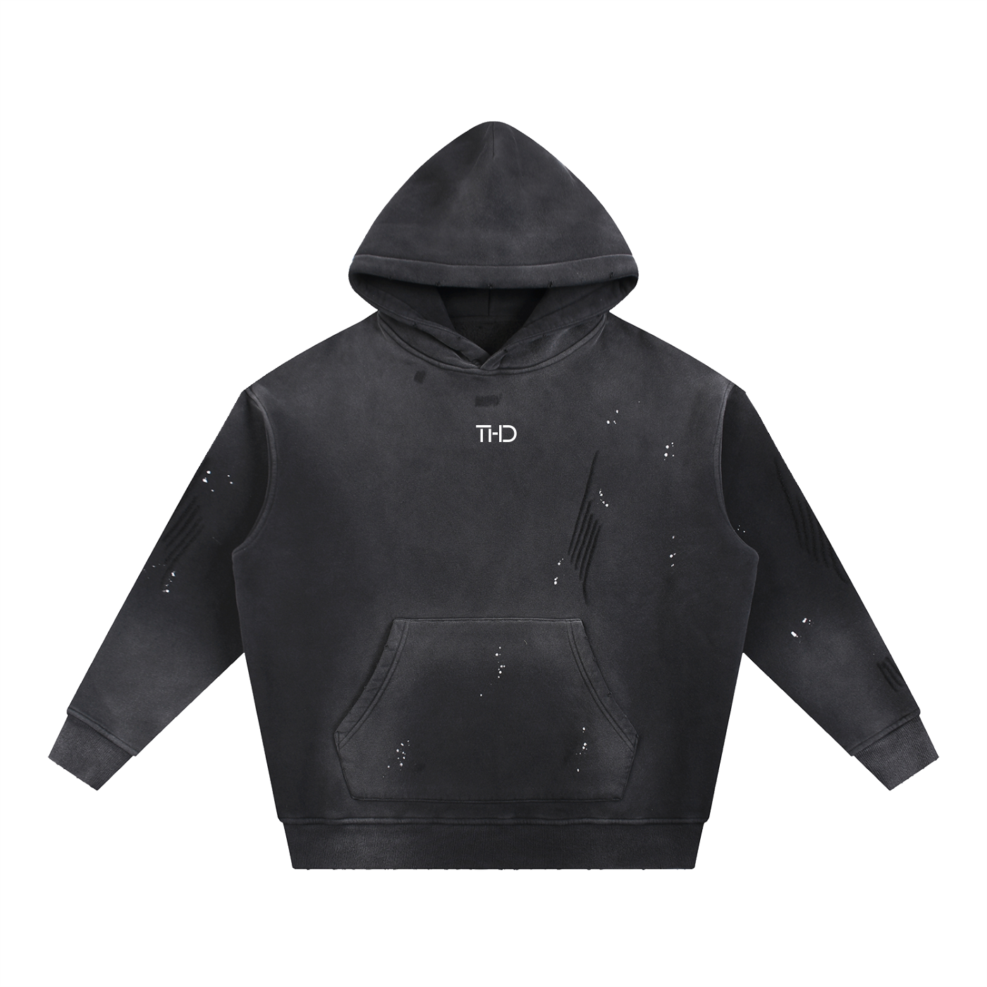 Vintage Paint Splatter Hoodie