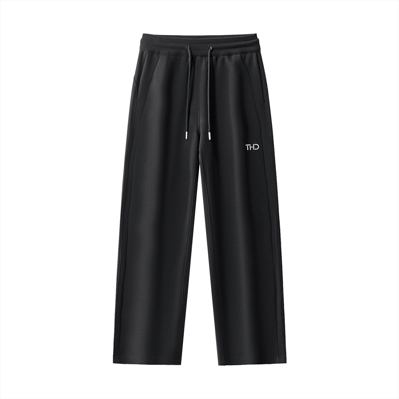 Drawstring Straight-Leg Sweatpants