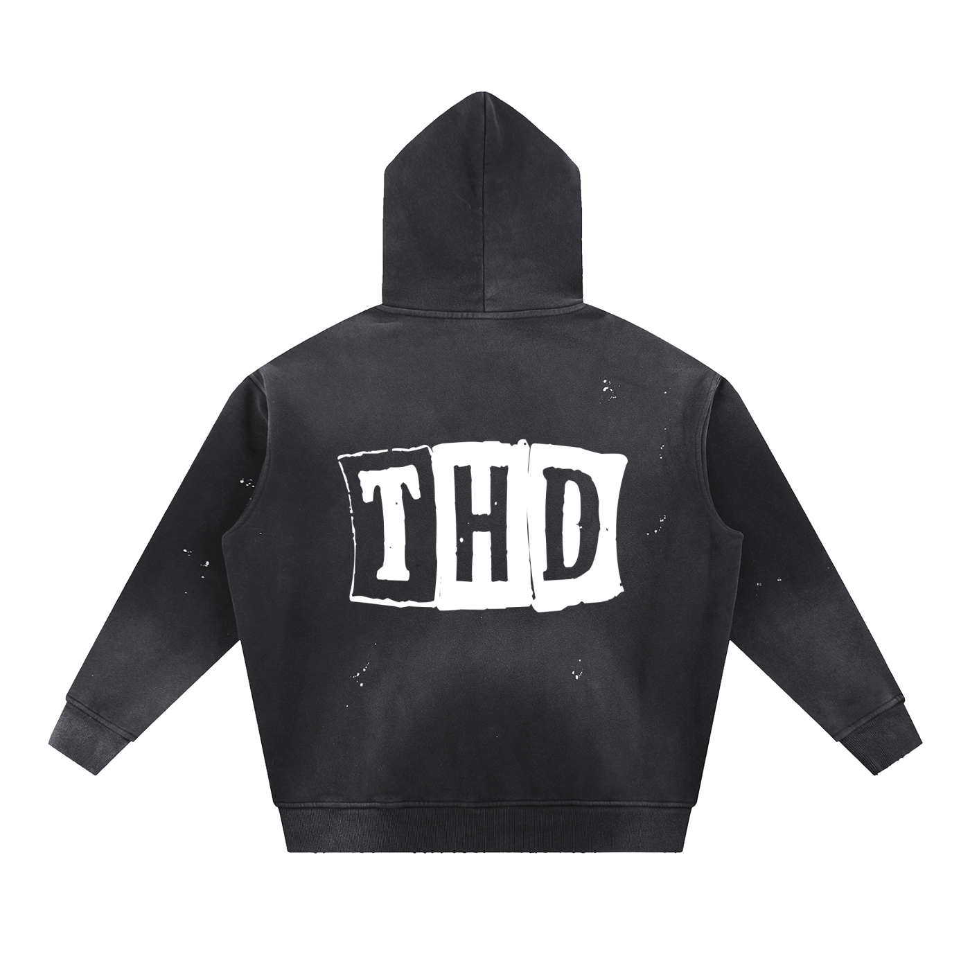 'CARDZ' Vintage Paint Splatter Hoodie