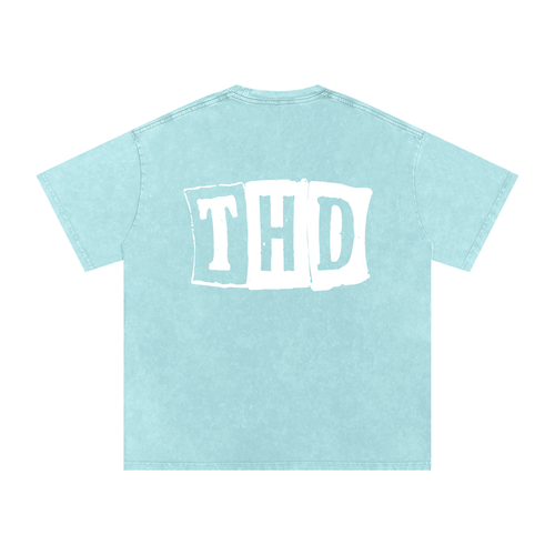'CARDZ' Snow Washed Oversized T-Shirt