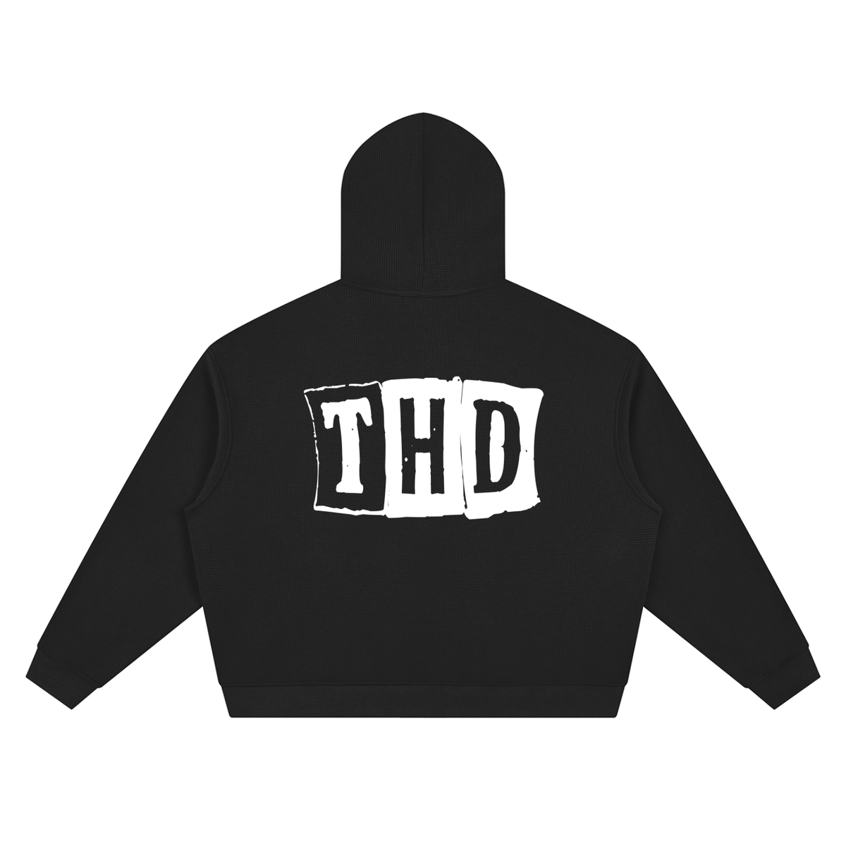 CARDZ Waffle Full Zip Hoodie