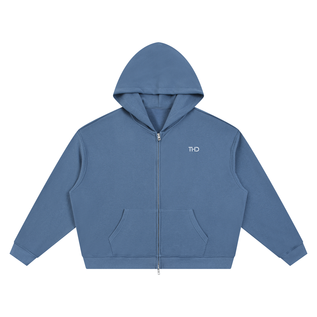 CARDZ Waffle Full Zip Hoodie