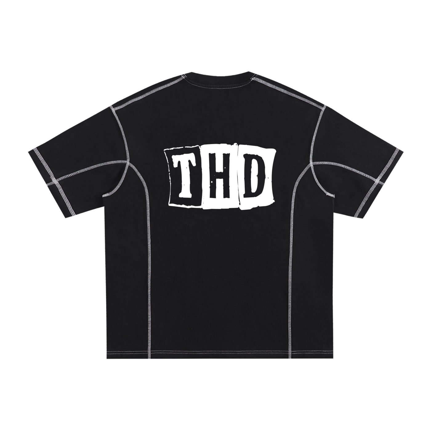 'CARDZ' Contrast-Stitched Cotton T-Shirt